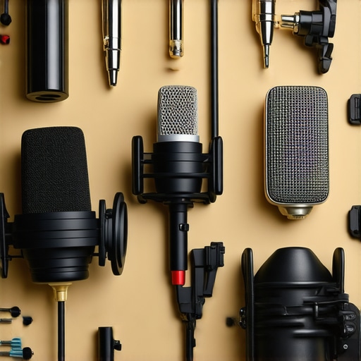Microphone Maintenance Tools and Setup Tools for maintaining professional microphone setups